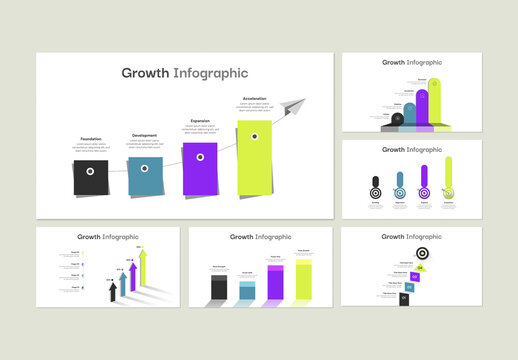 Professional Business Growth Infographic Template for Startup Success