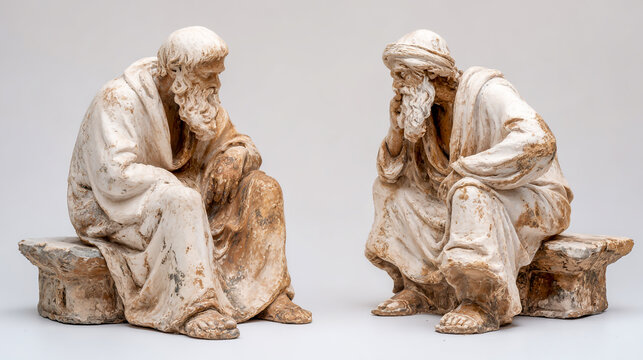 Ancient Greek statues depicting Socrates