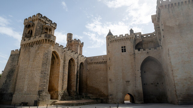 Majestic architecture of the Palacio Real de Olite