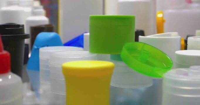 This video features a collection of plastic product samples manufactured using various manufacturing processes. It showcases the various types of plastic materials used and their applications in indus