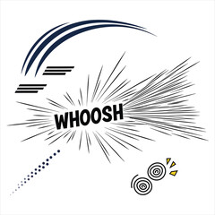 Obraz premium Comic Pop Art Elements with Symbols