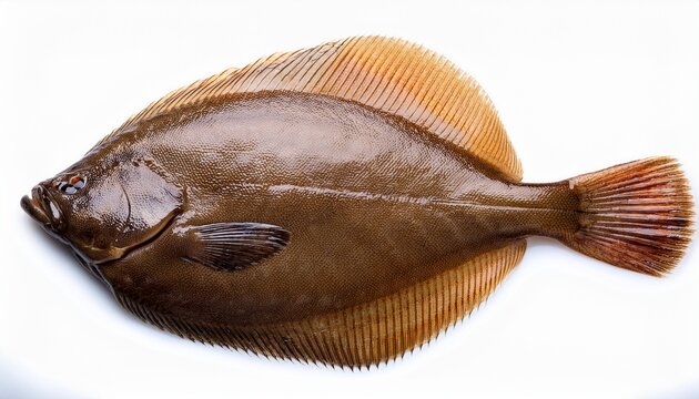 fluke fish summer flounder on studio background