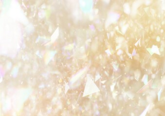 キラキラと輝くホログラムの背景