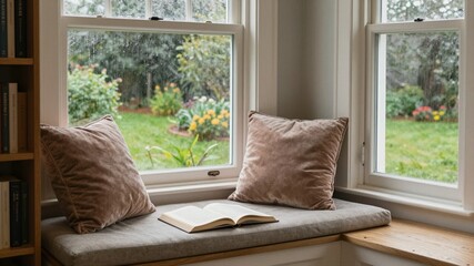 Cozy Bay Window Seat For Reading