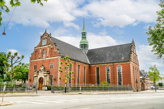 Historic Church of Holmen with classic architecture in Copenhagen