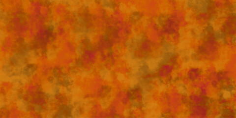 Abstract Orange Background with Red and brown Grunge Texture for Thanksgiving and Halloween. orange and brown yellow watercolor background seamless Africa.
