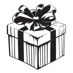 gift box with ribbon