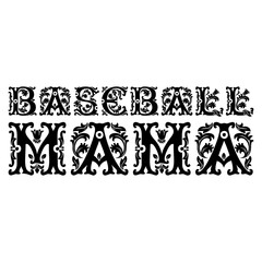 Baseball Mama SVG, Sports Mom PNG, SVG