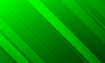 Green abstract background with stripes. Vector illustration