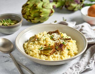 Artischocken-Risotto