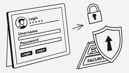 Login Security System Protecting User Credentials with Authentication.