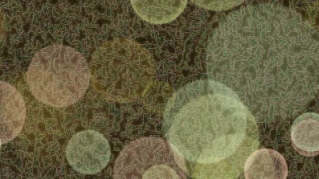 Cells with intricate patterns and textures are viewed closely in a scientific microscopic environment