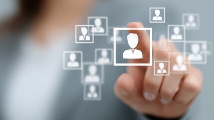 Fototapeta premium Creating a forward-looking talent roadmap that connects hiring, development, and career growth with strategic objectives to sustain innovation, productivity, and leadership capacity. 