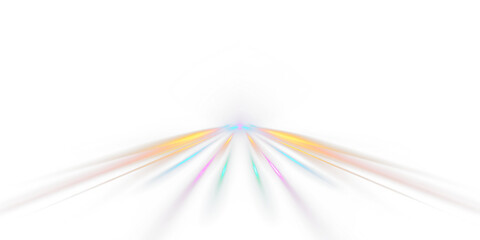 Linear glowing streak overlay PNG transparent