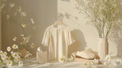 Cream clothing fashion image