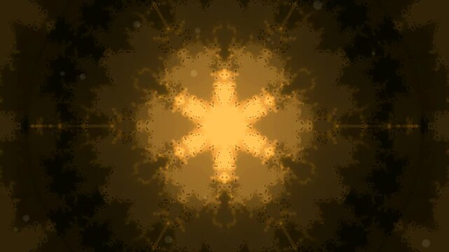 Abstract pink fractal explosion with intricate luminous patterns