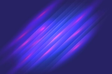 Abstract Blue and Purple Diagonal Glowing Motion Lines Background