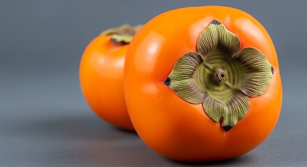 persimmon on the table