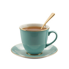 cup of tea with spoon