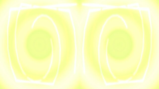 Abstract Pink Glowing Neon Light Art with Spiral Patterns