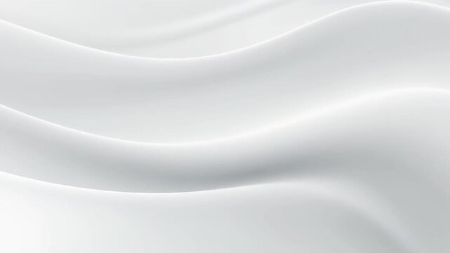 A serene wavy surface viewed from above with smooth flowing curves and soft shadows