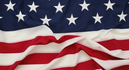 Fototapeta premium Flag day celebration with the american flag on june 14th every year