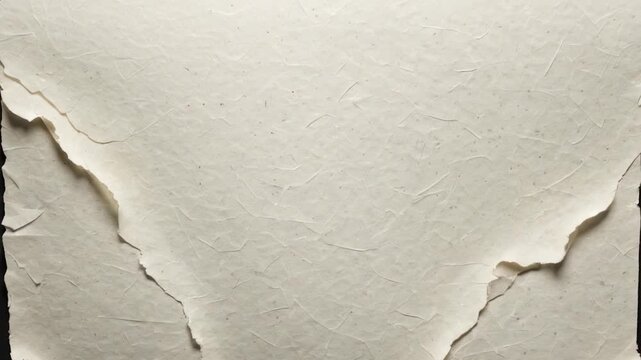 A close-up view of a piece of paper on a table, featuring subtle texture and details