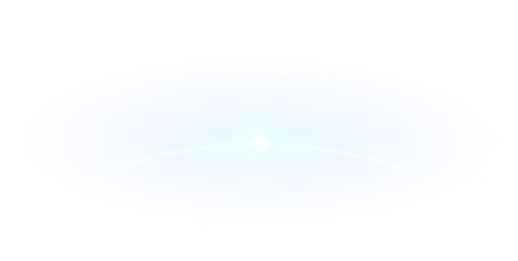 Glowing energy path PNG isolated