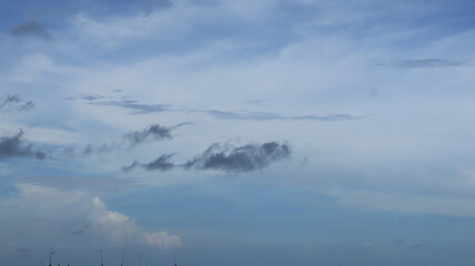 Thin black clouds drifted across the sky © bhram mase