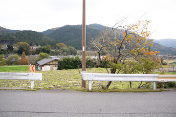 日本のノスタルジックな田舎風景