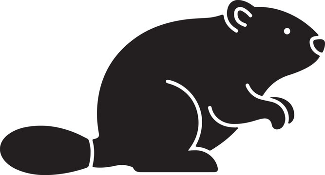 This one is a stylized beaver icon clean, bold, and very logo-friendly..