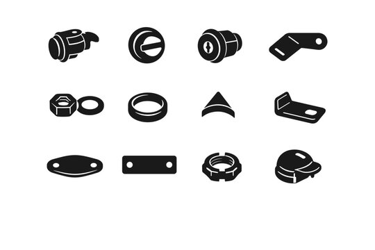 Image dust retaining generation cam simple backplate washer nut latch strike icon