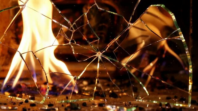 sparks from a fountain