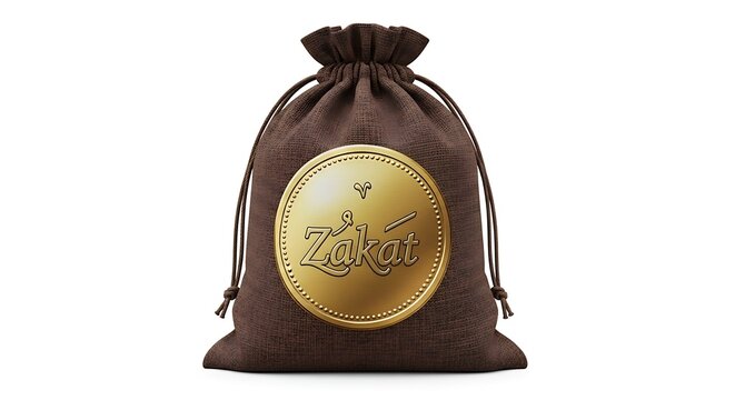Brown Pouch with Golden Zelda Coin, Gaming Accessory, Treasure Bag