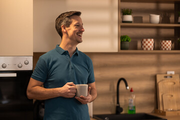 Man Resting After Long Day