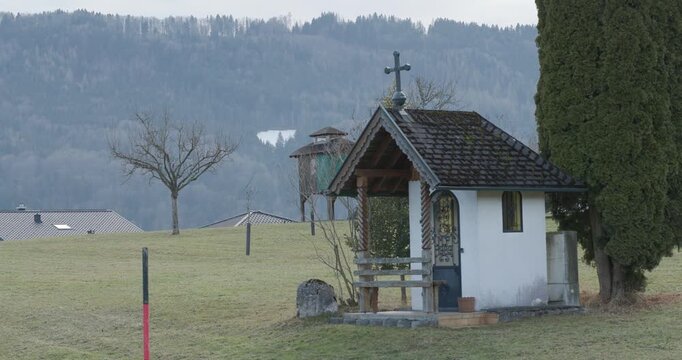 small chappel in alpine region in Austria