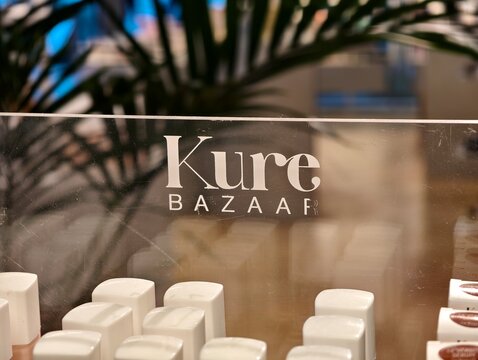Paris,France-Oct.5th 2025: Kure Bazaar company brand logo 
