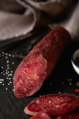 Smoked sausage and spices