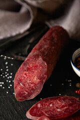 Smoked sausage and spices