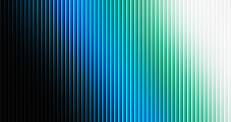 Fototapeta premium Vertical gradient design featuring blue green and white hues in a striped pattern creating a visually appealing and modern abstract background for various applications.