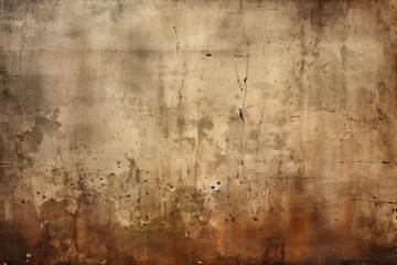 Obraz premium Old cracked concrete wall showing peeling paint and distressed surface
