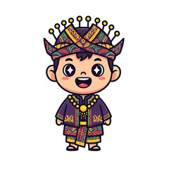 Indonesian Boy Cartoon. (6)