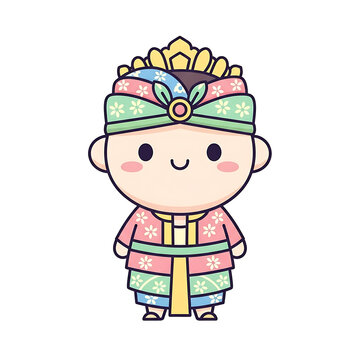 Man in traditional attire.