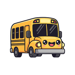 Cute Yellow School Bus. (4)