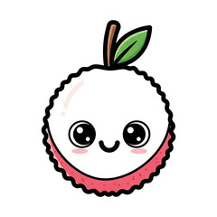 Cute Lychee Cartoon. (8)