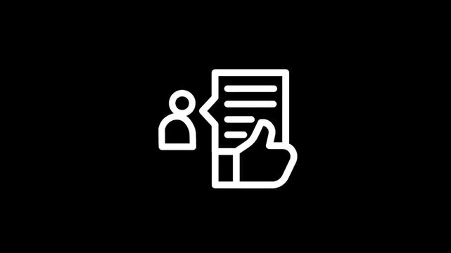 Person reviewing a document with a thumbs up gesture, representing approval or feedback