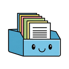 File Box with Documents.