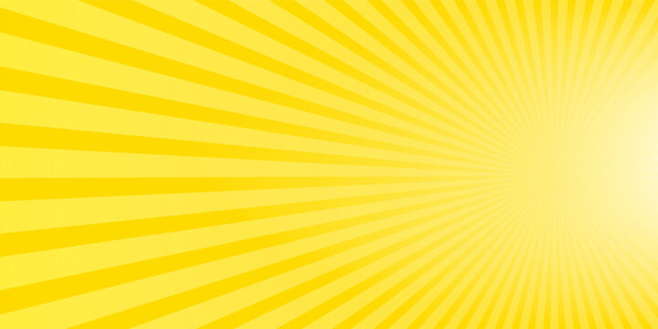 Yellow concentrated line radial background. design vector illustration