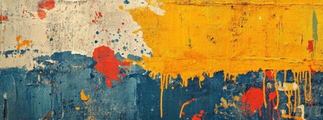 Vibrant Abstract Art with Bold Colors.