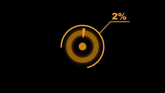 5% circle diagrams Infographics animation design, 5 Percentage pie charts. Business data visualization dashboard for statistics and reports in 4K video animation. mobile social media and tv..